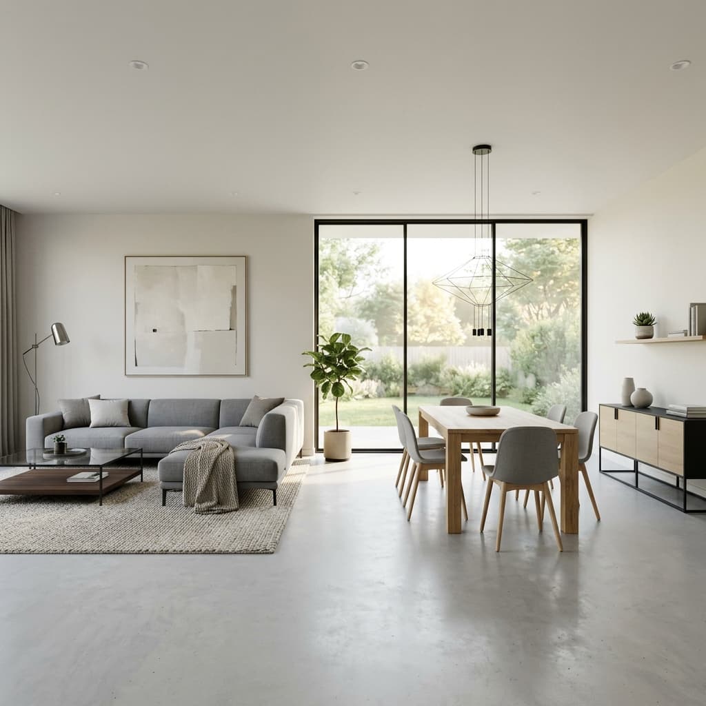 Modern Minimal interior style example by The Property Search